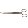 SAWTELL TONSIL FORCEP, RING HANDLE, CURVED, SERRATED, 7 1/2" GERMAN STAINLESS STEEL O.R. GRADE STAINLESS STEEL