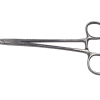 SCHNIDT TONSIL FORCEP RING HANDLE, CURVED, SERRATED, 7 1/2" ONE RING OPEN, CURVED, SERRATED, 7 1/2" GERMAN STAINLESS STEEL O.R. GRADE STAINLESS STEEL