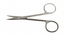 IRIS scissors, heavy pattern, curved, 4