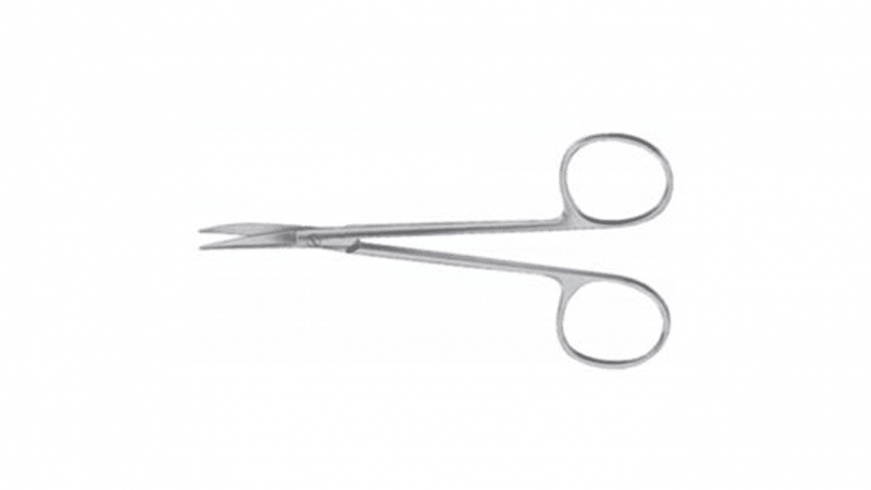 COTTLE Bulldog Nasal Scissors, blunt, slightly curved, 4½