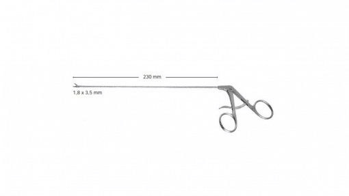 Needle Holder with Ratchet, Straight, Serrated