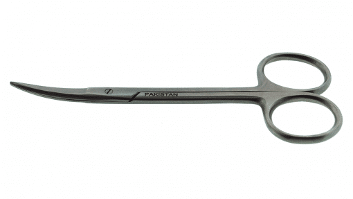 IRIS Scissors, curved, sharp:sharp