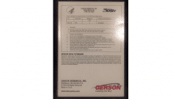 Gerson 1730 N95 Mask Back of Box