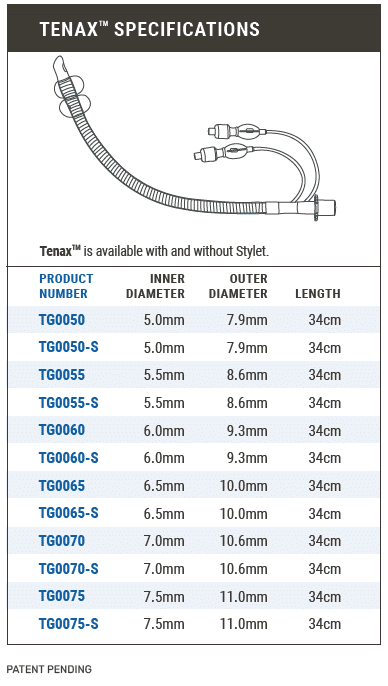 endotracheal tube size